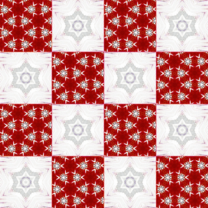 Abstract Pale Star Patchwork Delight 