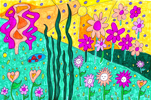 Abstract Fantasy Landscape