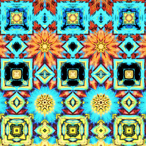Abstract Kaleidoscope Colourful Design