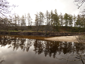 Spey Water Reflections in the Scottish Highlands