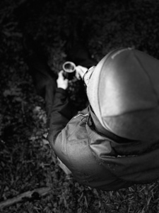 Scenes from the Trail- Mint Tea in Black and White