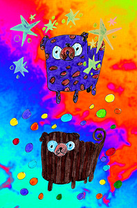 Abstract Cosmic Pugs