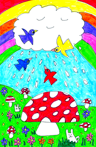 Abstract Doodle Art Nature