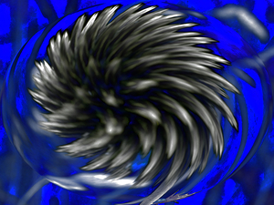 More Abstract Swirling Woodland Flower 