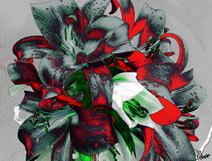 Abstract Unique Lilies 