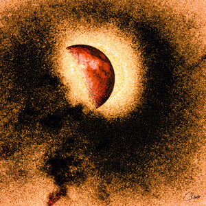 Disintegrating Moon in Stark 4