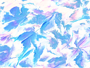 Abstract Acer Autumnal Leaves in Pink and Turquoise