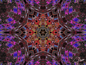 Abstract Colours Collide version 2 