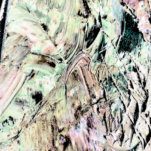 Paler Abstract Violet Hues Print