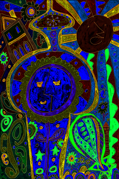 Abstract Dreamlike Dreaming Print