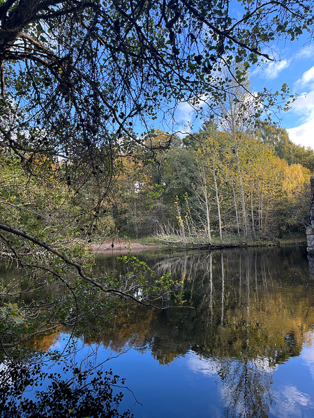 Reflections of  Autumn in the Scottish Highlands Print
