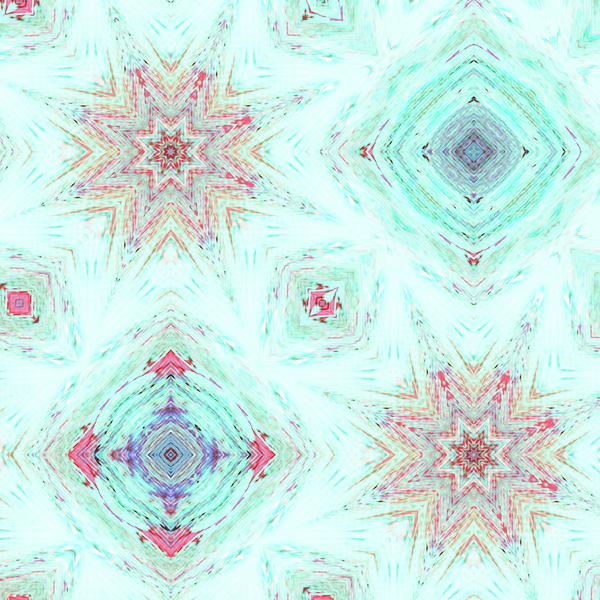 Abstract Geometric Pastel Pattern Print