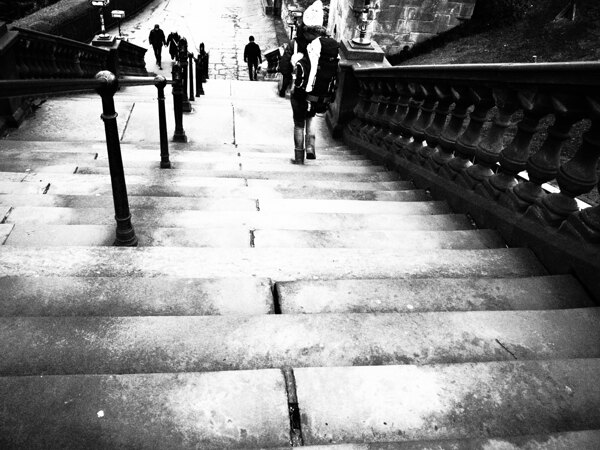       Everyday Lifes Moments- Descending Stairs                                                                                                               Print