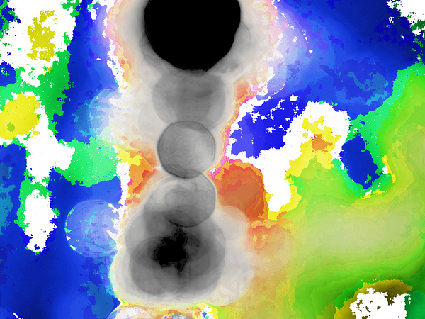  Abstract Bokeh Spheres                                                                                                                 Print