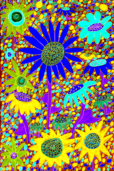 Abstract Floral Surprise Print