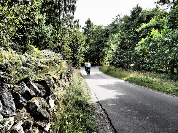Summer Cycling in the Scottish Highlands                                                                                                                      Print