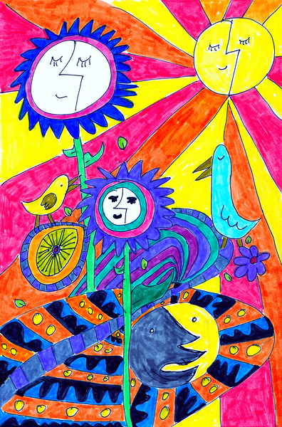 Abstract Dream Landscape Print