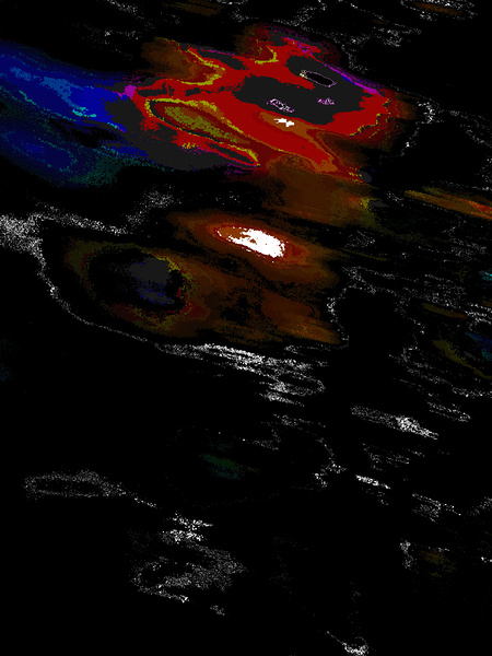 Abstract Vibrant Bold Colours Print