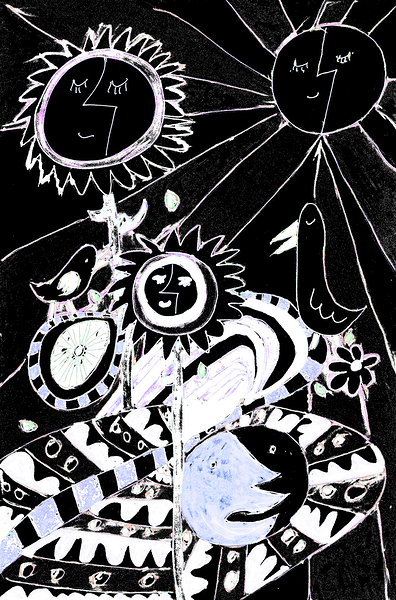 Abstract Dream Landscape and Then Some Print