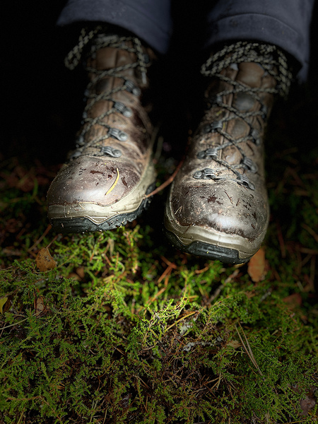 Scenes from the Trail- Muddy Boots Print