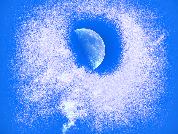 Original Disintegrating Moon Print