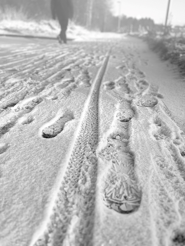 Everyday Lifes Moments- Snow Day in the Scottish Highlands  Print