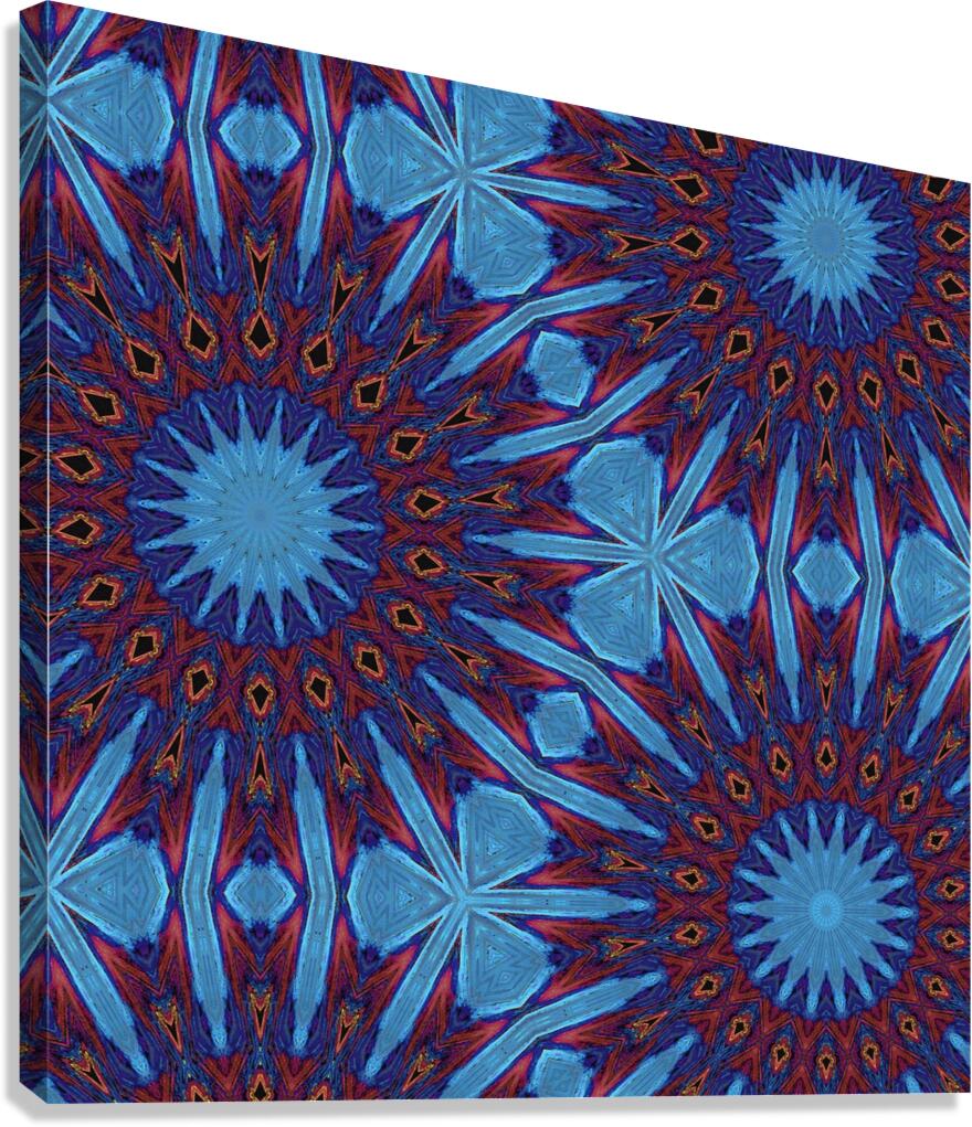 Abstract Shapes in Motion Canvas Print