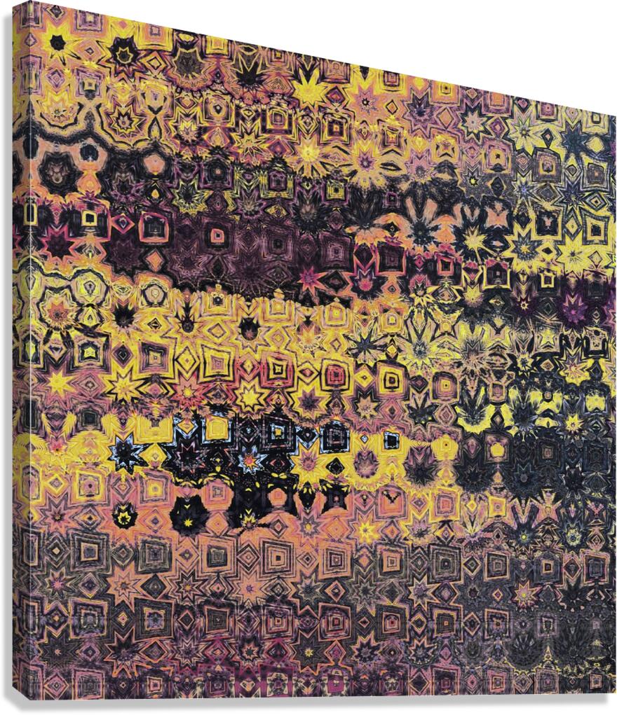 Abstract Irregular Shapes   Canvas Print