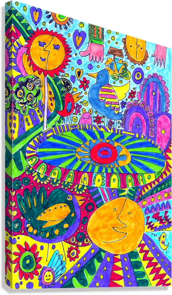 Abstract Nonsense Canvas Print