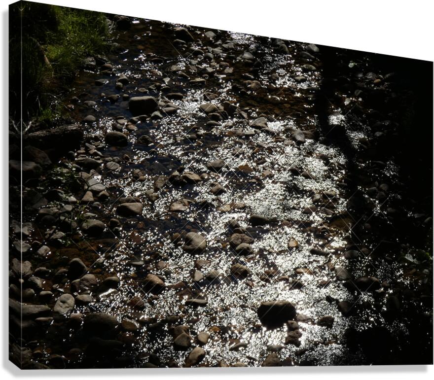 Sparking Water of the Scottish Highlands Canvas Print