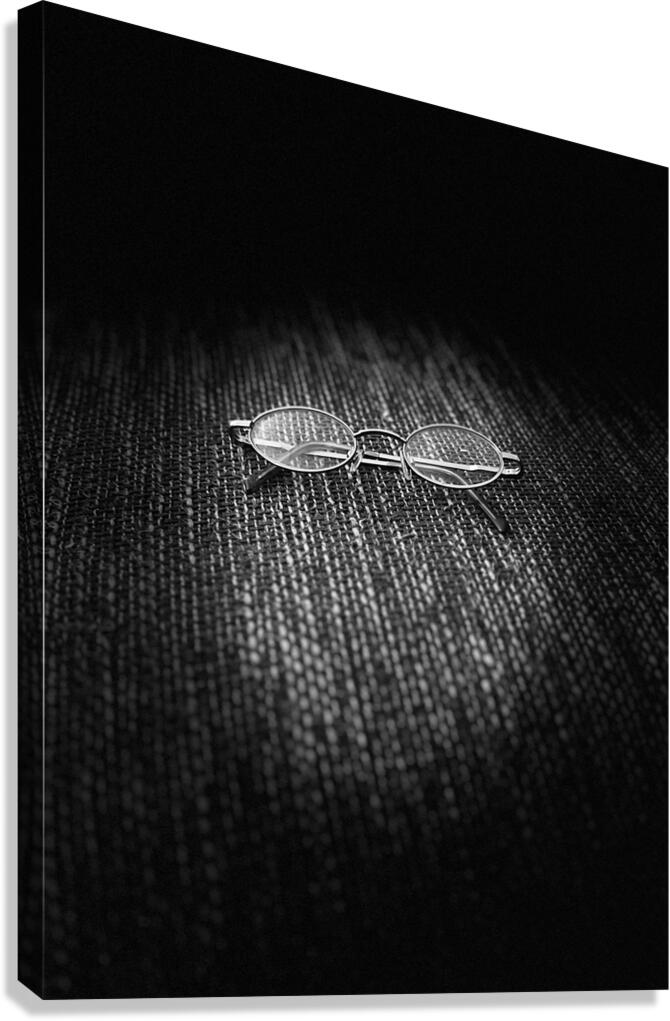 Everyday Lifes Moments- Reading Glasses Canvas Print