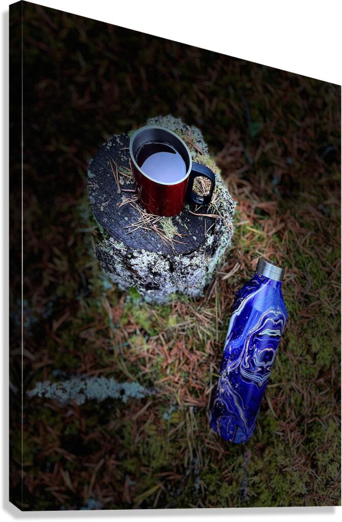 Scenes from the Trail- Outdoor Cafe Canvas Print