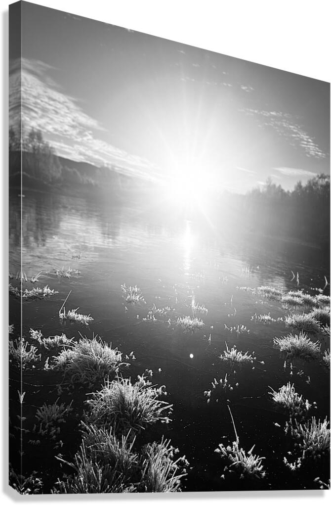 Scottish Highlands Winter Sun Canvas Print