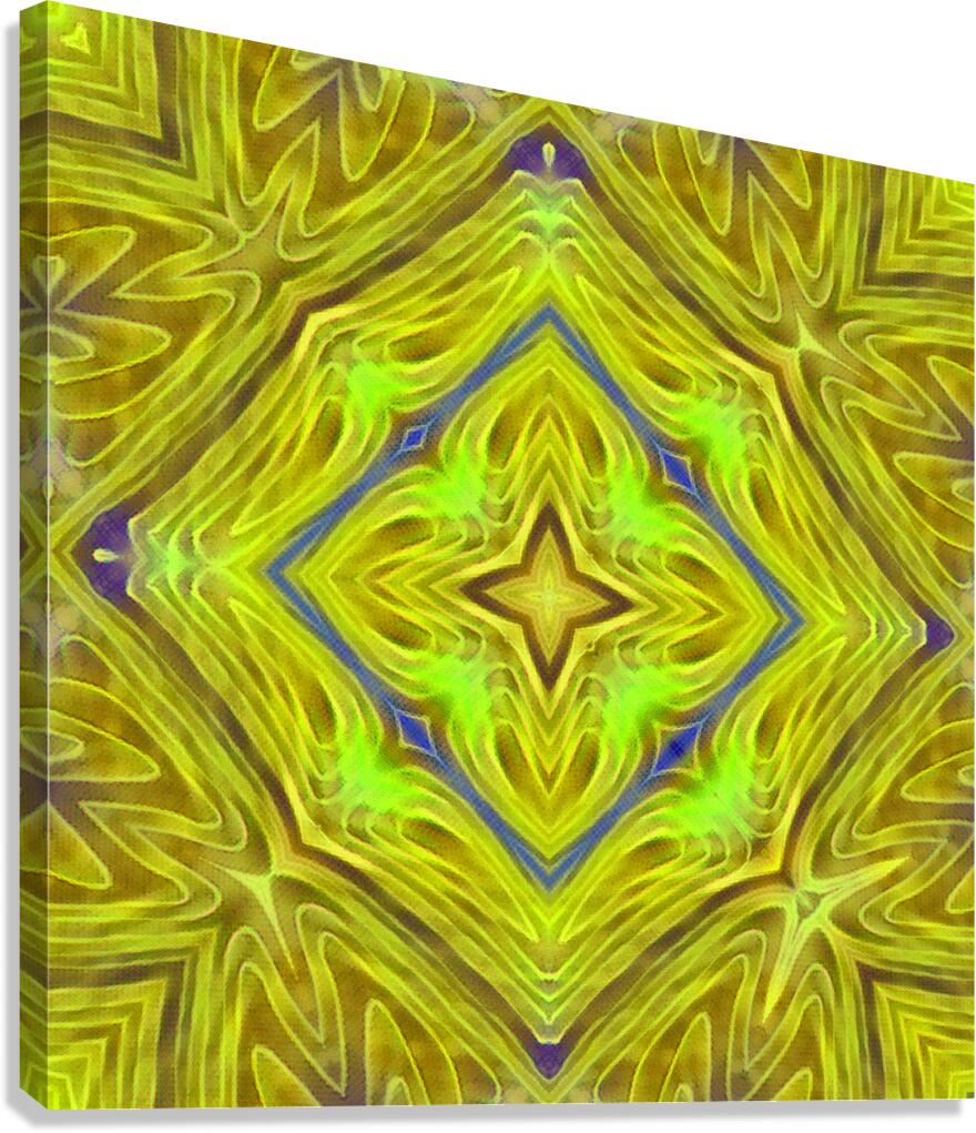 Abstract Symmetrical Pattern Canvas Print