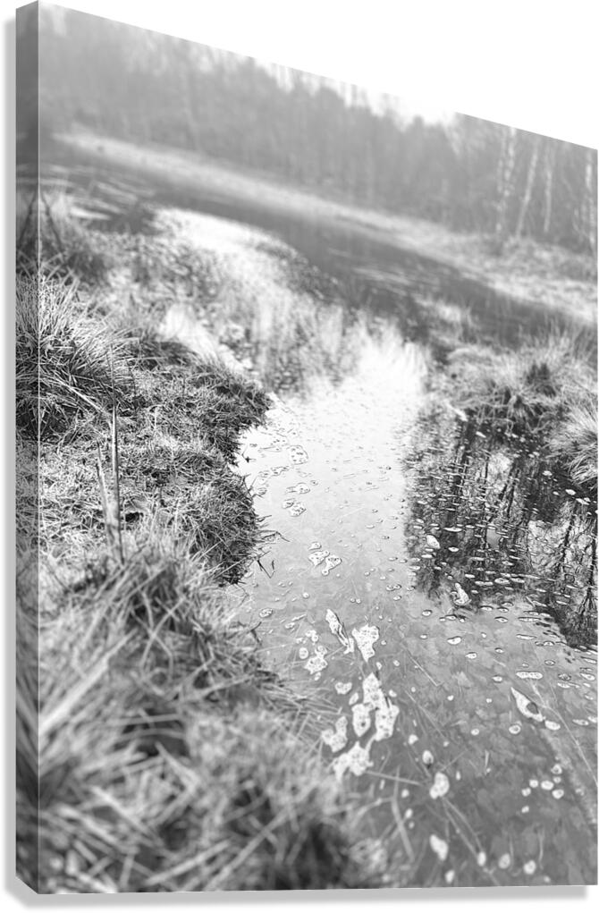 Scenes From the Trail- Calm Waters of the Scottish Highlands Canvas Print