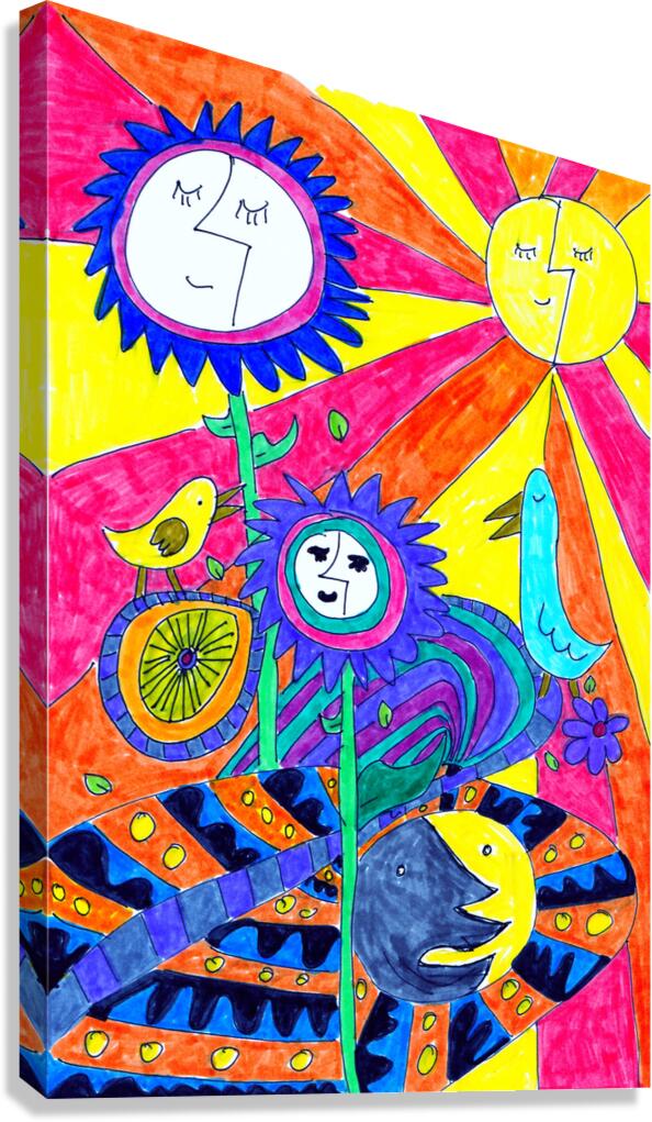 Abstract Dream Landscape Canvas Print