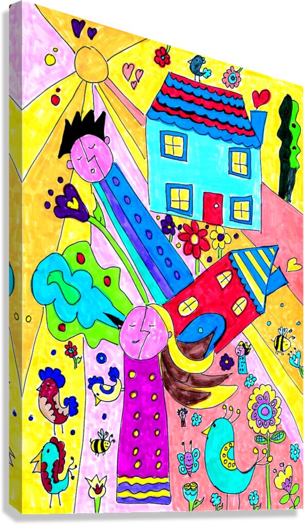 Abstract Imagining Canvas Print