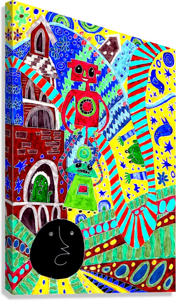 Abstract Surreal Imagination Canvas Print