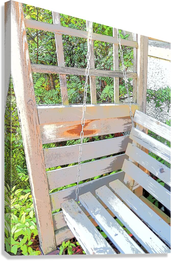  The Garden Swing Chair                                                                                                                     Canvas Print