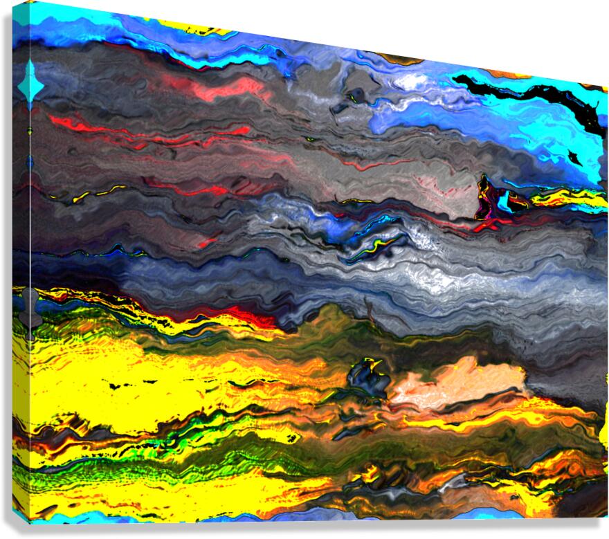 Abstract Sky Landscape View Canvas Print