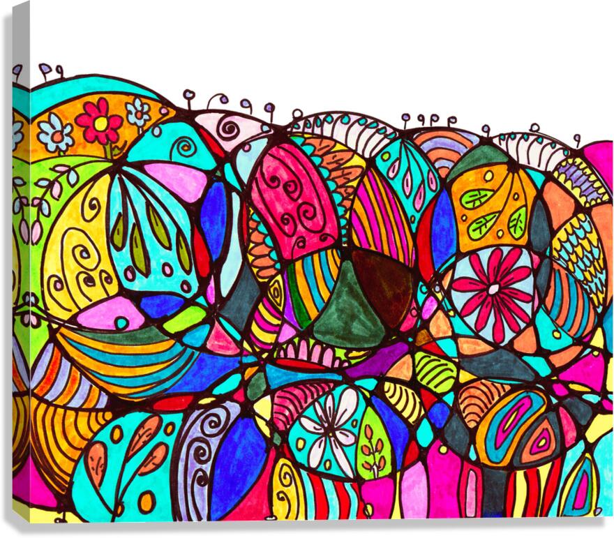 Abstract Shapes and Patterns  Canvas Print