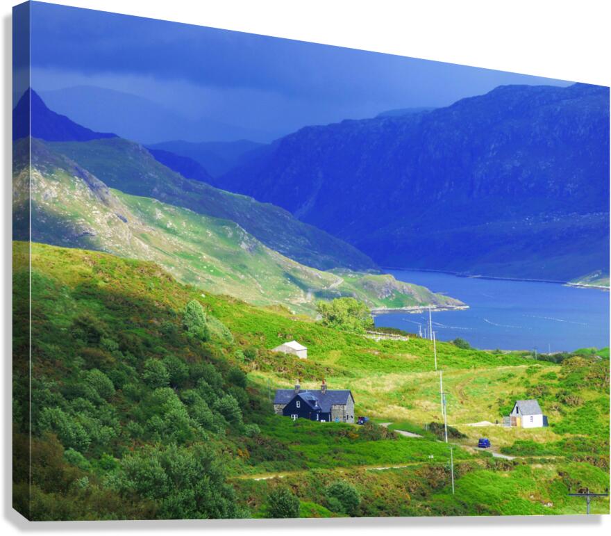 North Coastal Route 500 in the Scottish Highlands Canvas Print