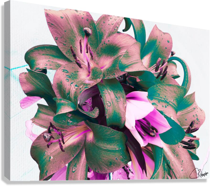  Poster Lilies   Canvas Print