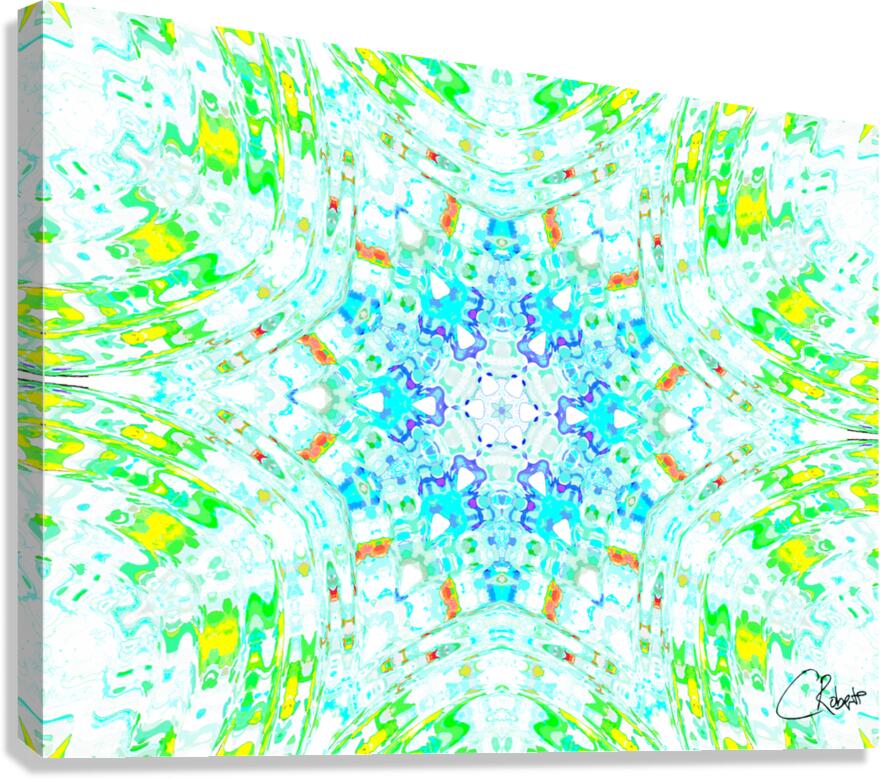 Vibrant Kaleidoscope Canvas Print