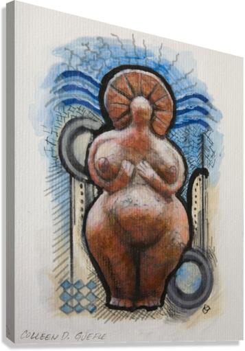 Fat Little Goddess Canvas Print