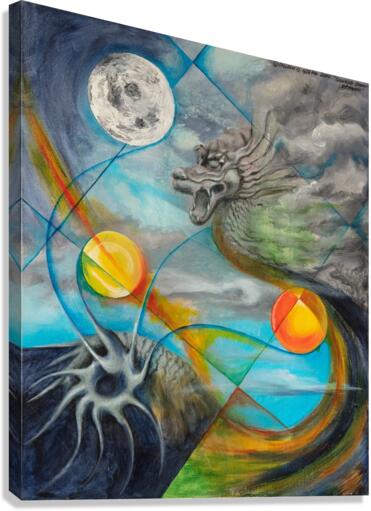 Chinese Zodiac Dragon Canvas Print