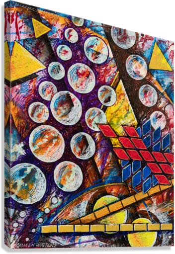 Geometric Progression Canvas Print
