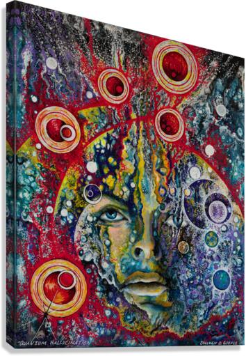 Quantum Hallucination Canvas Print