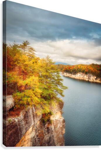 Contrasting Cliffsides Canvas Print