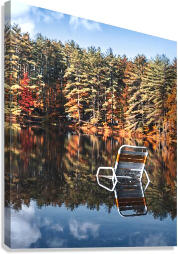 relecting on Canvas Print